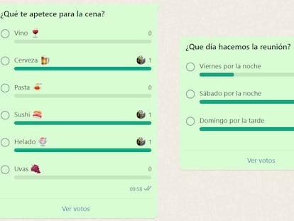 Nueva función de encuestas en Whastapp.