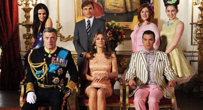 Imagen promocional de la serie "The Royals".