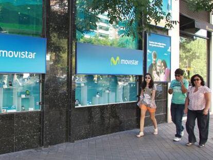 Tienda Movistar en Madrid.