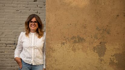 Maria Cardona, en el barrio de Gràcia de Barcelona, el pasado 26 de septiembre.