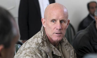 Harward, en una imagen de 2011 en Afganistán