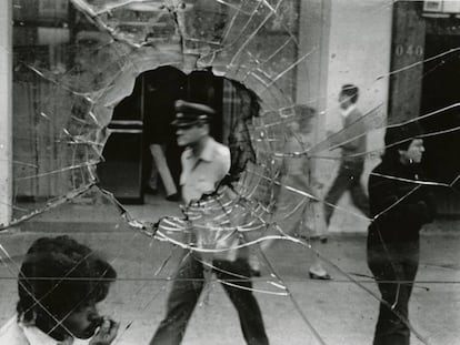 Calle Alameda, Santiago, Chile, 1983