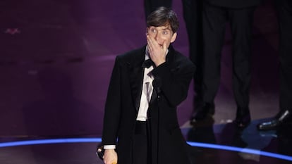 Cillian Murphy wins the Oscar for Best Actor for "Oppenheimer" during the Oscars show at the 96th Academy Awards in Hollywood, Los Angeles, California, U.S., March 10, 2024.