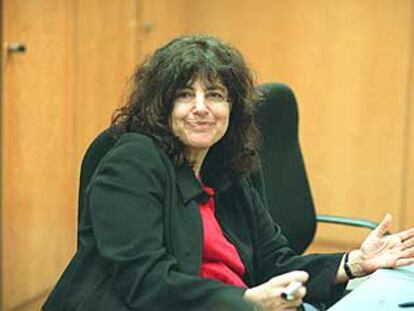Mary Kaldor, durante su estancia en Madrid.