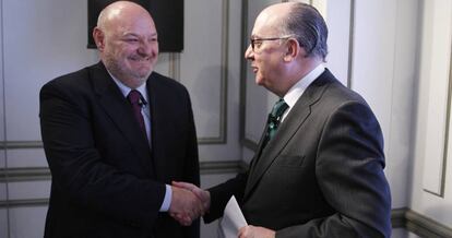 José María Roldán, presidente de la AEB, junto a José Maríaa Méndez