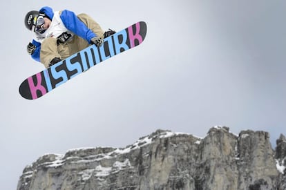 Campeonato de Snowboard en Suiza.