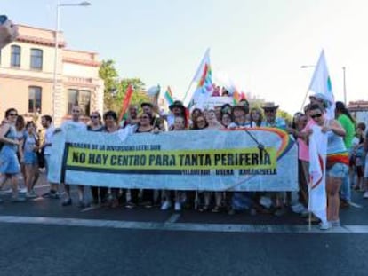 Celebraci&oacute;n de la primera manifestaci&oacute;n, el a&ntilde;o pasado, que reivindicaba el Orgullo de la periferia. 