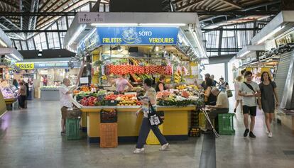 Pasillos del Mercado de Santa Caterina