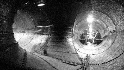 Imagen del interior de la turbina del Museo Colonia Sedó de Esparreguera.