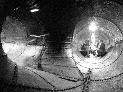 Imagen del interior de la turbina del Museo Colonia Sedó de Esparreguera.