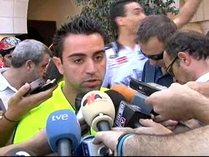 Xavi: "Tenemos el título en nuestras manos"