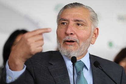 Adán Augusto López, el 4 de febrero de 2025, en Ciudad de México.