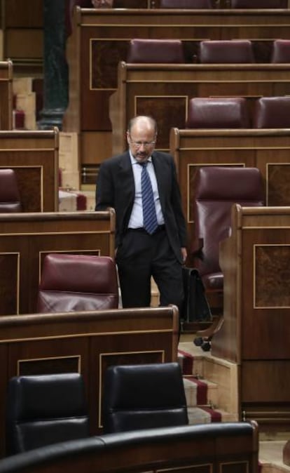 El diputado Mariano Pérez-Hickman, en el Congreso de los Diputados.