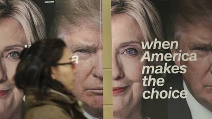 Propaganda electoral de la campaña presidencial de Estados Unidos.