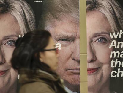 Propaganda electoral de la campaña presidencial de Estados Unidos.
