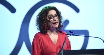 La ministra de Hacienda en funciones, María Jesús Montero
17/10/2019