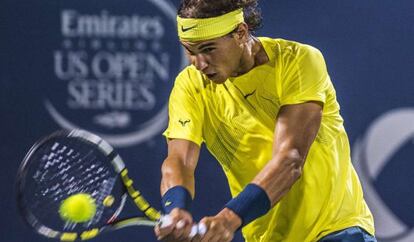 Rafael Nadal en elpartido contra Marinko Matosevic.