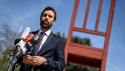 Roger Torrent, presidente del Parlament.