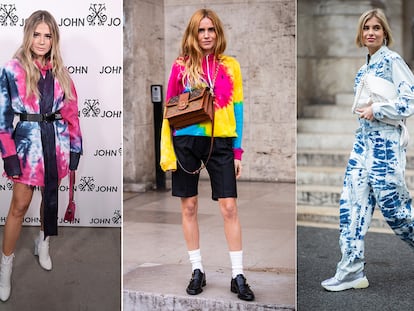 21 maneras (nada hippies) de apuntarse a la tendencia ‘tie dye’