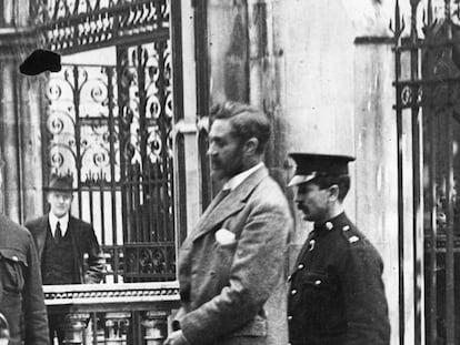Casement, en la prisión de Pentonville, donde fue ahorcado el 3 de agosto de 1916.
