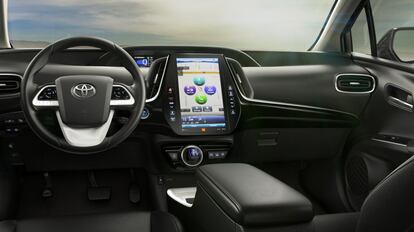 Interior del Prius Prime de Toyota