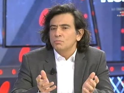 Arcadi Espada en un debat a Telecinco.
