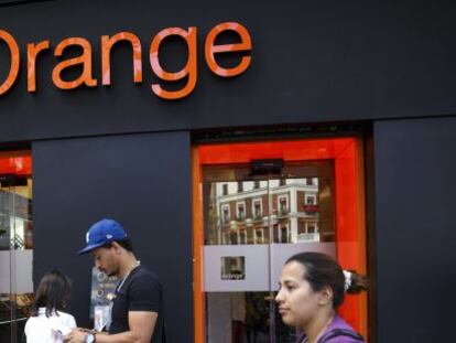 Una establecimiento de Orange en Madrid. 