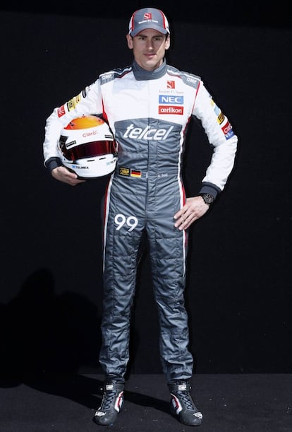 El alemán Adrian Sutil del equipo Sauber.