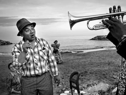 Los rumanos Fanfare Vagabond, en Saintes Maries de la Mer (Francia).