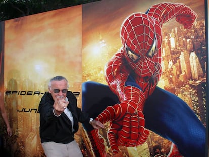 Stan Lee, en la premier de 'Spiderman 2', en 2004.