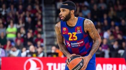 Malcolm Delaney, en un partido con el Barça.

FC BARCELONA
14/05/2020