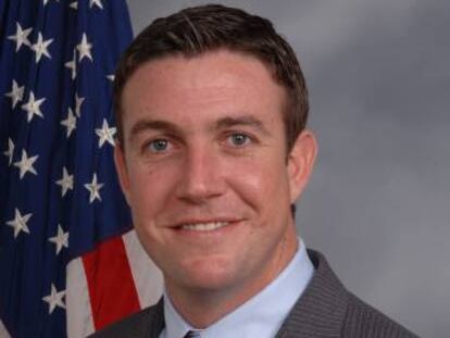 Duncan Hunter, en su foto del Congreso.