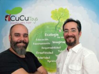 Iván Asegurado y Gonzalo Conejero, creadores de CucuToys.