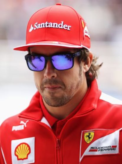 Fernando Alonso, en el circuito de Shanghái.