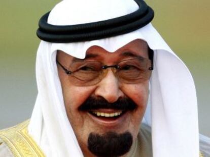 El rey saud&iacute; Abdullah bin Abdulaziz en una imagen de archivo