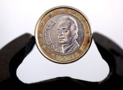 Un moneda de un euro. EFE/Archivo