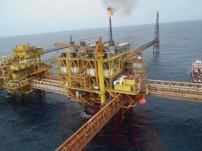 Plataforma de Pemex en Campeche