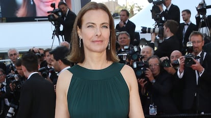 La actriz Carole Bouquet en el Festival de Cine de Cannes, en 2015.