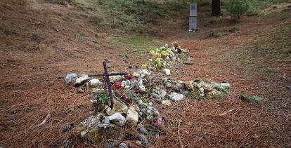 Una imagen de un terreno de Viznar (Granada) donde en 2013 se iban a realizar los trabajos de localización de fosas comunes.