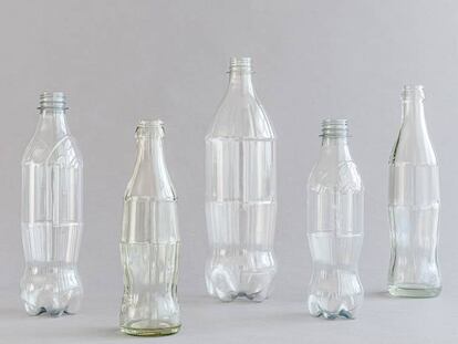 Nuevo modelos de envases sostenibles de Coca-Cola.