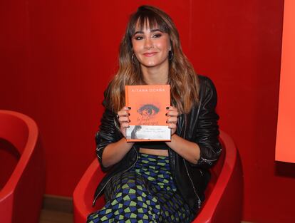 Aitana Ocaña en la presentación de ‘La tinta de mis ojos’.