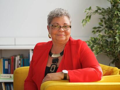 La vicepresidenta ejecutiva de Pfizer Freda Lewis-Hall, en Madrid.