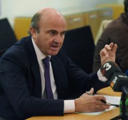 El ministro español de Economía y Competitividad, Luis de Guindos.