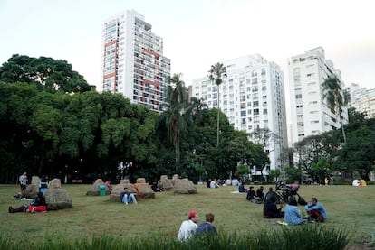 El Parque Augusta, cerca del Teatro Oficina.