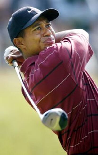 Tiger Woods, en uno de los hoyos del campo.