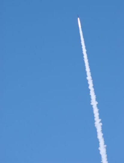 El interceptor lanzado desde la base aérea de Vandenberg, California.