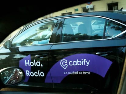 Vehículo de Cabify.