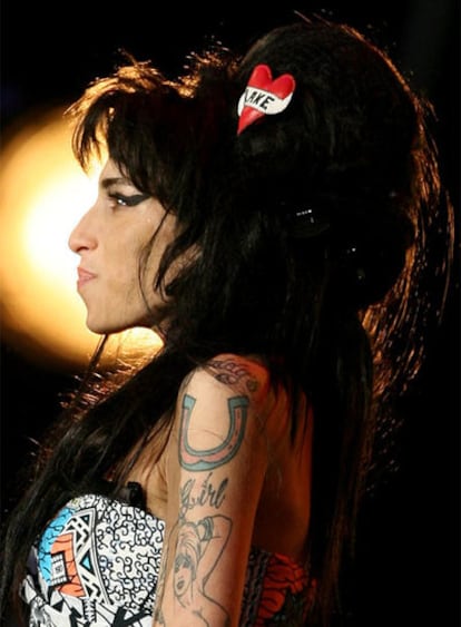 Amy, el pasado 30 de mayo, sobre el escenario principal del Rock in Rio en Lisboa.