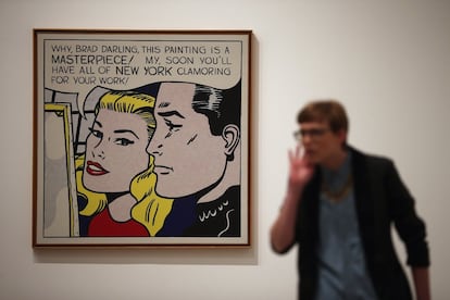 La obra 'Masterpiece', de Roy Lichtenstein, fue vendida por 165 millones de dólares.