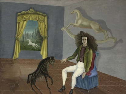 'Autorretratro en el albergue del Caballo de Alba' (1937-38), de Leonora Carrington.